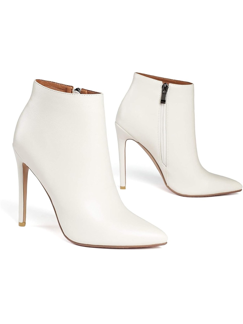 Stilettos Booties Pointed Closed Toe Side Zipper 5” High Heel Ankle Boots